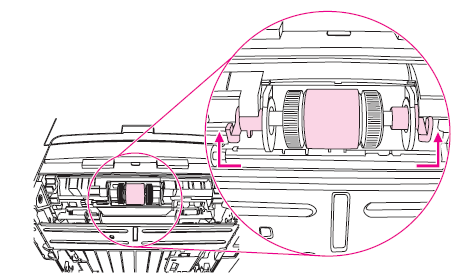 instrucciones cambiar rodillos hp 1160