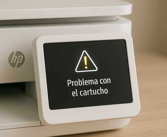 impresora hp no reconoce los cartuchos