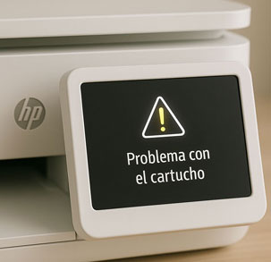 la impresora no reconoce los cartuchos